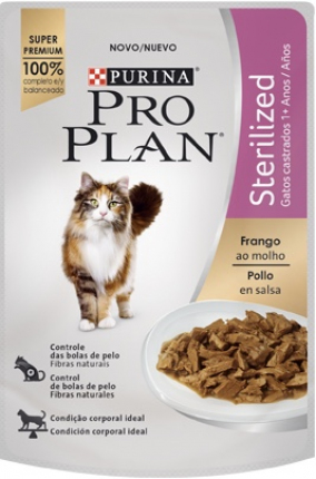 Purina Pro Plan Alimento húmedo Sterilized  - Pollo en Salsa 85g Para Gato